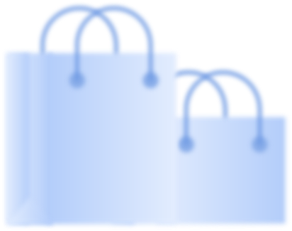 shopping bag overlay